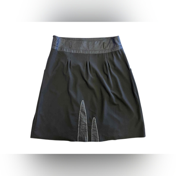 Solola Skirt Black Flowy Size 46W EUC - Picture 2 of 8